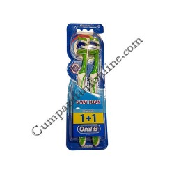Periuta dinti 5 Way Clean Oral-B 40 medium 1+1 gratis 